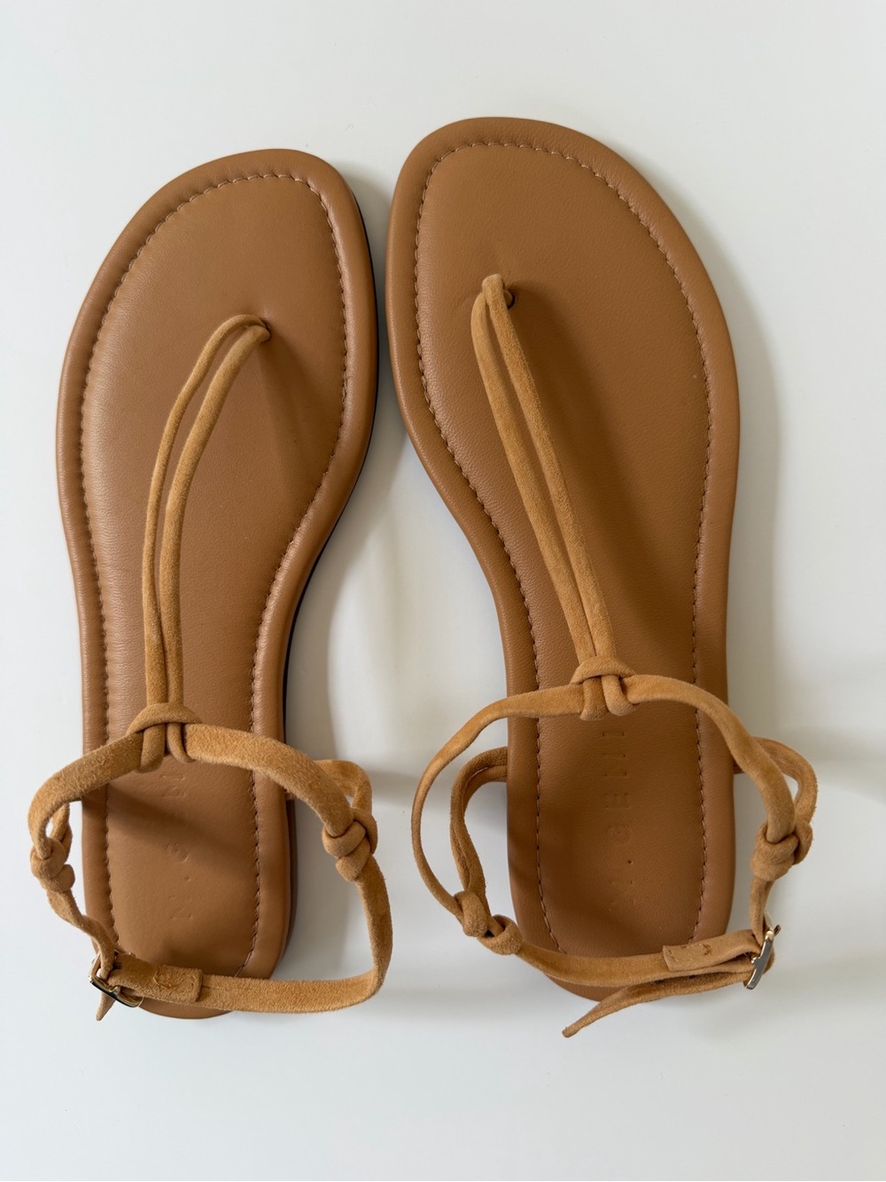 M.Gemi annalisa tan suede sandal